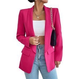 Womens Casual Blazers Long Sleeve Fashion Suit Jacket